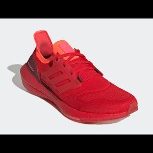 Adidas UltraBoost Running Sneaker Mens Size 10 red brand new